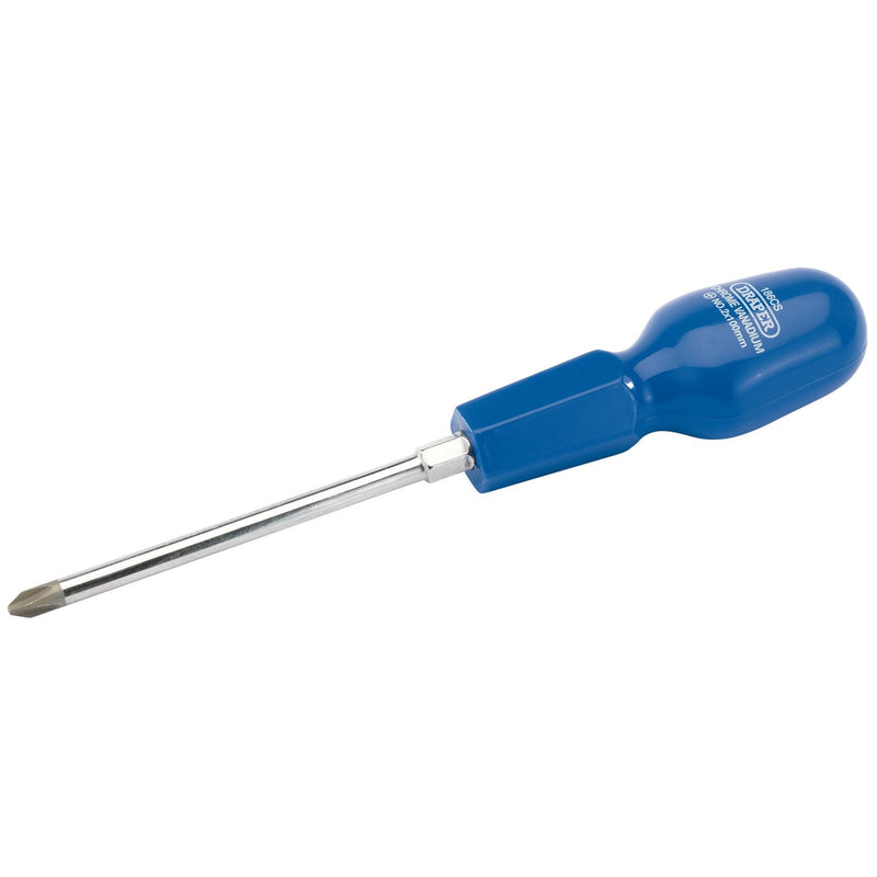 Draper Cross Slot Cabinet Pattern Screwdriver, No.2 x 100mm (Sold Loose) 19505 Draper - Dynamic Drive