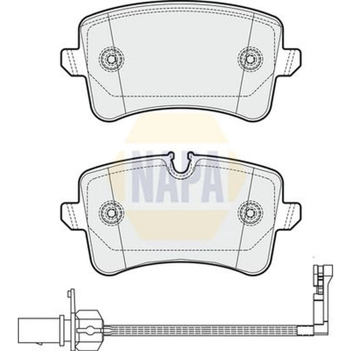 NAPA Rear Brake Pad Set NBP1292
