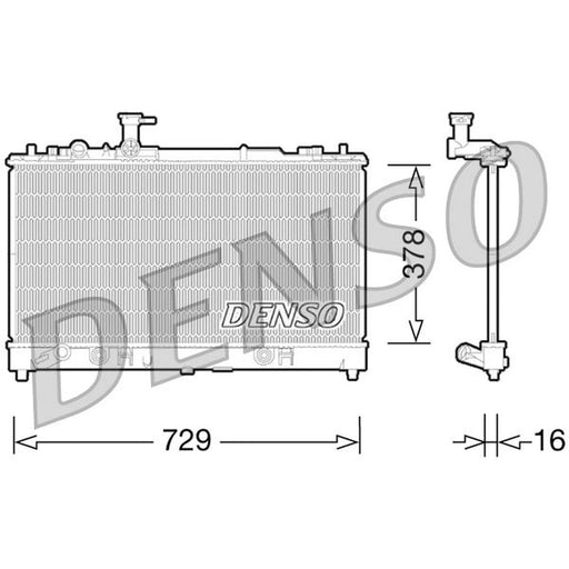 Denso Engine Radiator fits Mazda 6 2002-2007 2.3