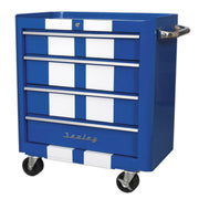 Sealey Rollcab 4 Drawer Retro Style Blue with White Stripes AP28204BWS Sealey - Dynamic Drive