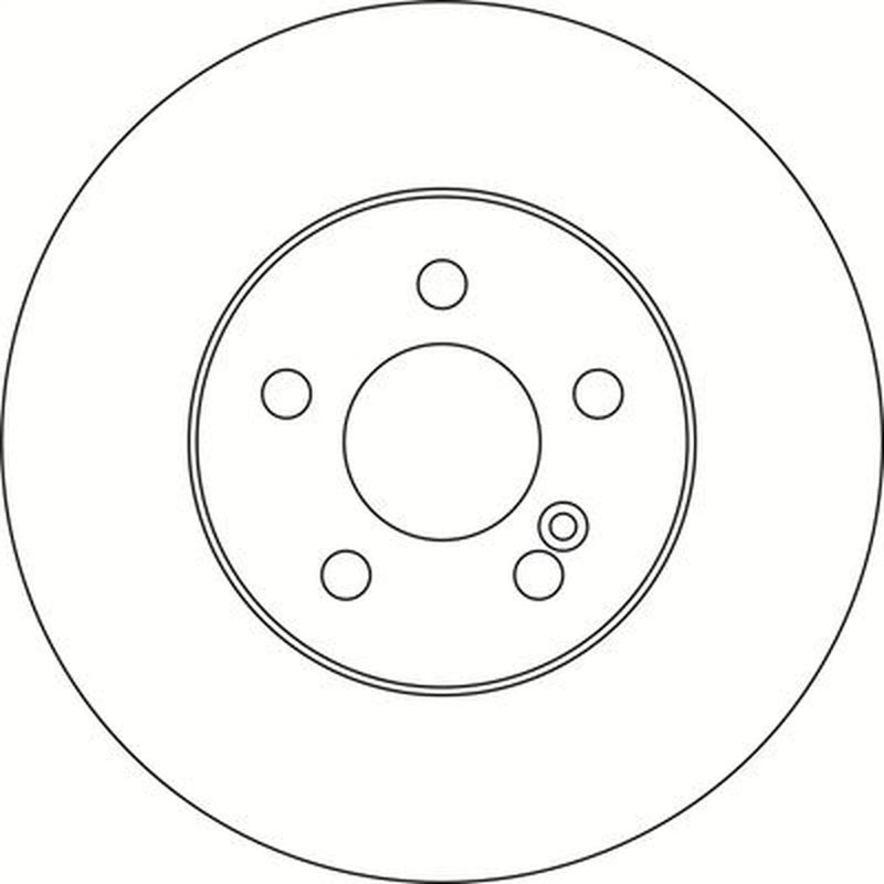 Abtex 2 x Vented Rear Brake Discs BD1599V-x2