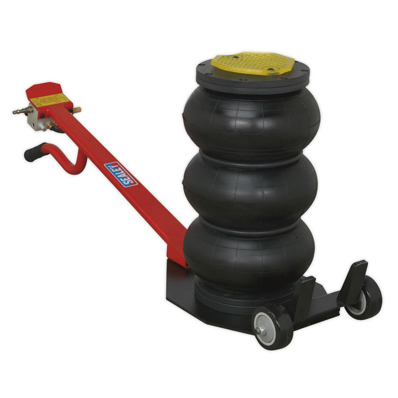 Sealey Premier Air Operated Fast Jack 3 Tonne 3-Stage Long Handle PAFJ3 Sealey - Dynamic Drive