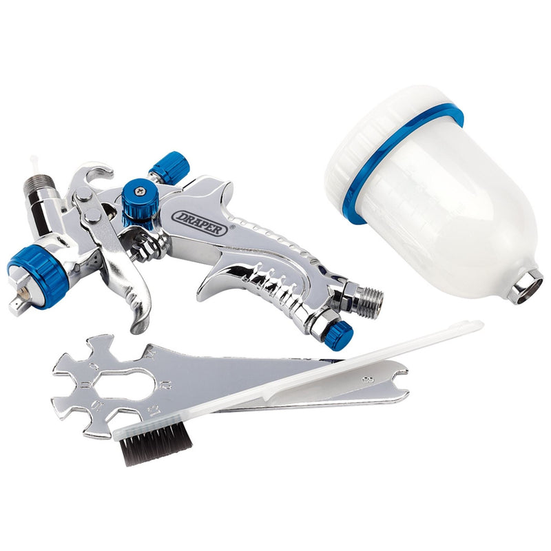 Draper Gravity Feed HVLP Air Spray Gun, 100ml 09708 Draper - Dynamic Drive