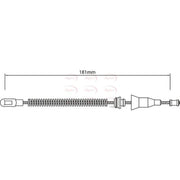 Apec Handbrake Cable Right Rear CAB1453
