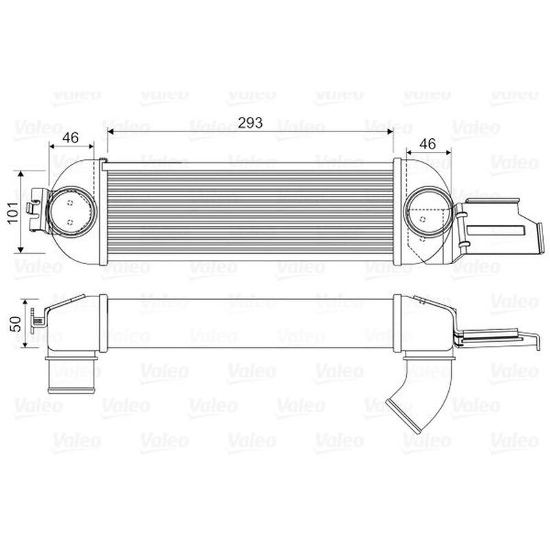 Valeo Intercooler (Charge Air Cooler) 818355