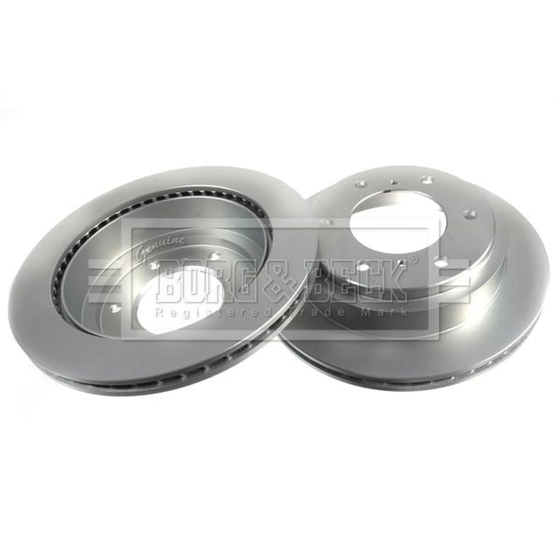 Borg & Beck Front & Rear Brake Discs & Pads fits Mitsubishi Pajero 2001-2006 3.0