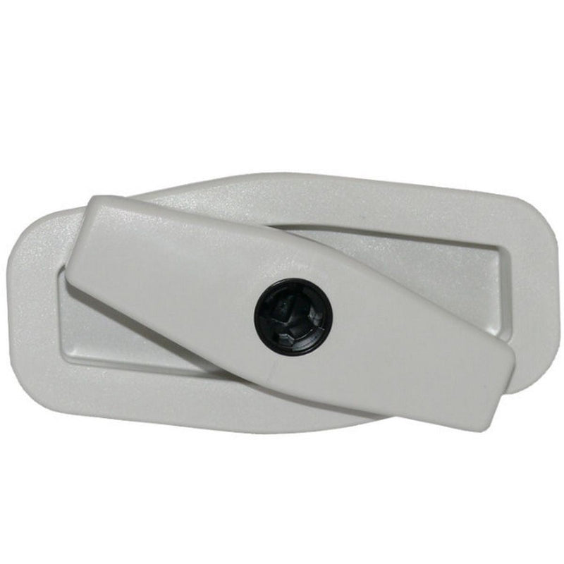 White Salino Rotary Lock for Caravan/Motorhomes Nova - Dynamic Drive