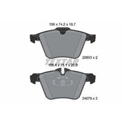 Textar Front Brake Pad Set 2580301
