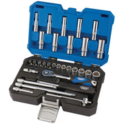 Draper Metric Socket Set, 1/4" Sq. Dr. (30 Piece) 16444 Draper - Dynamic Drive
