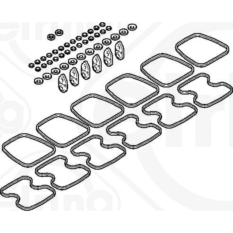 Elring Cylinder Head Cover Gasket Set fits Volvo B10 1978-2003