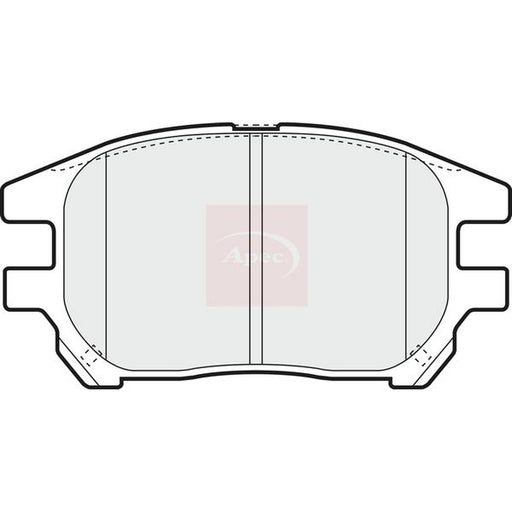 Apec Front Brake Pad Set fits Lexus Rx 2000-2003