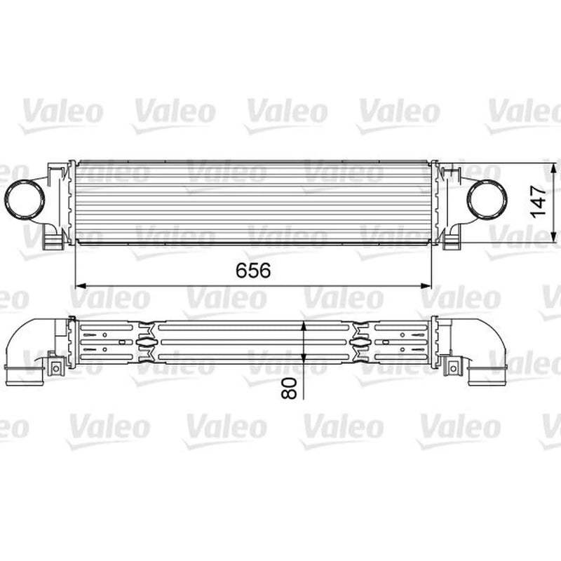 Valeo Intercooler (Charge Air Cooler) 818646