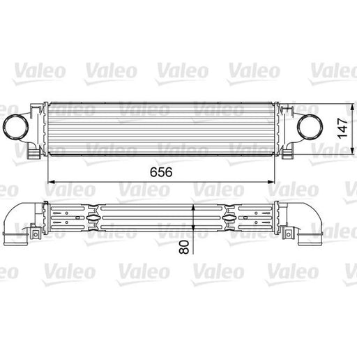 Valeo Intercooler (Charge Air Cooler) 818646