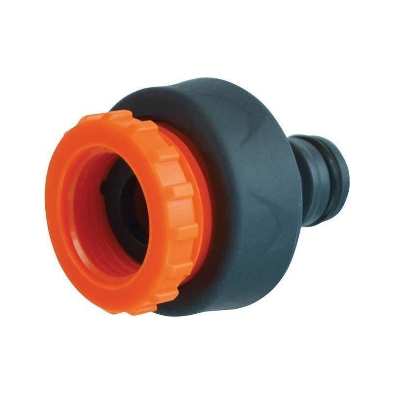 Faithfull Plastic Tap Hose Connector 1/2 & 3/4in Faithfull - Town Tools