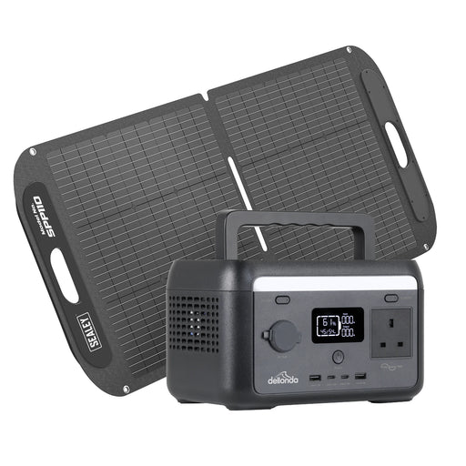 Dellonda Portable Power Station DL178 300W with 110W Solar Panel