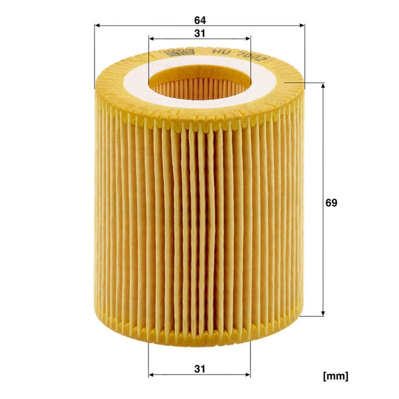 MANN-FILTER Service Kit with Air & Oil Filters fits Ford Ranger 2018-2019 2.0