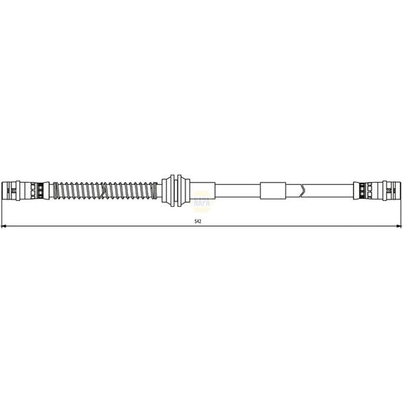 NAPA Brake Hydraulic Hose Line Front NBH1179