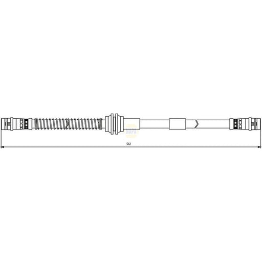 NAPA Brake Hydraulic Hose Line Front NBH1179