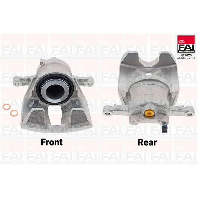 FAI Brake Caliper Assembly Front Left fits Opel Combo Box Body 2001 on 1.6 1.7