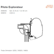 Thule AWNING ADAPTOR FOR PILOTE EXPLORATEUR - 308006