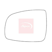 Apec Exterior Wing Mirror Glass Left fits Nissan Note 2006-2012 1.4 1.5 1.6