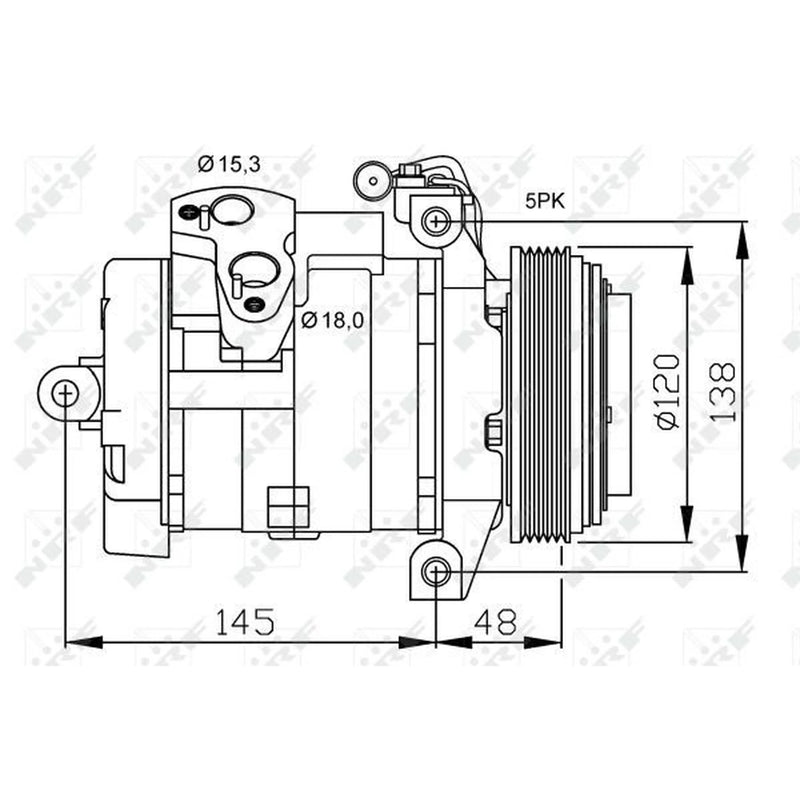 NRF Air Conditioning Compressor 32470