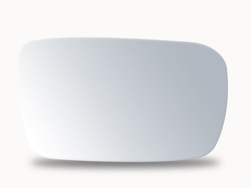 Summit Stick-On Standard Mirror Glass fits Toyota Yaris RHS Summit - Bars 4 Cars