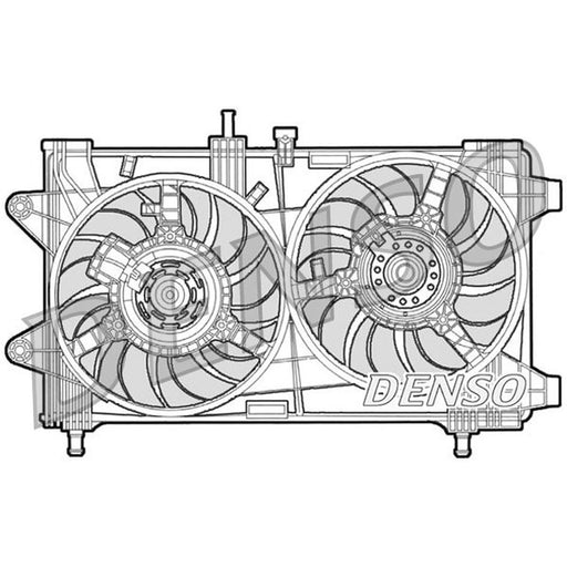Denso Engine Cooling Fan fits Fiat Punto 1999-2012 1.8 1.9 188.237 188.738