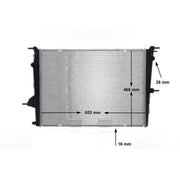 Mahle Engine Radiator fits Renault Fluence 2010 on 1.6