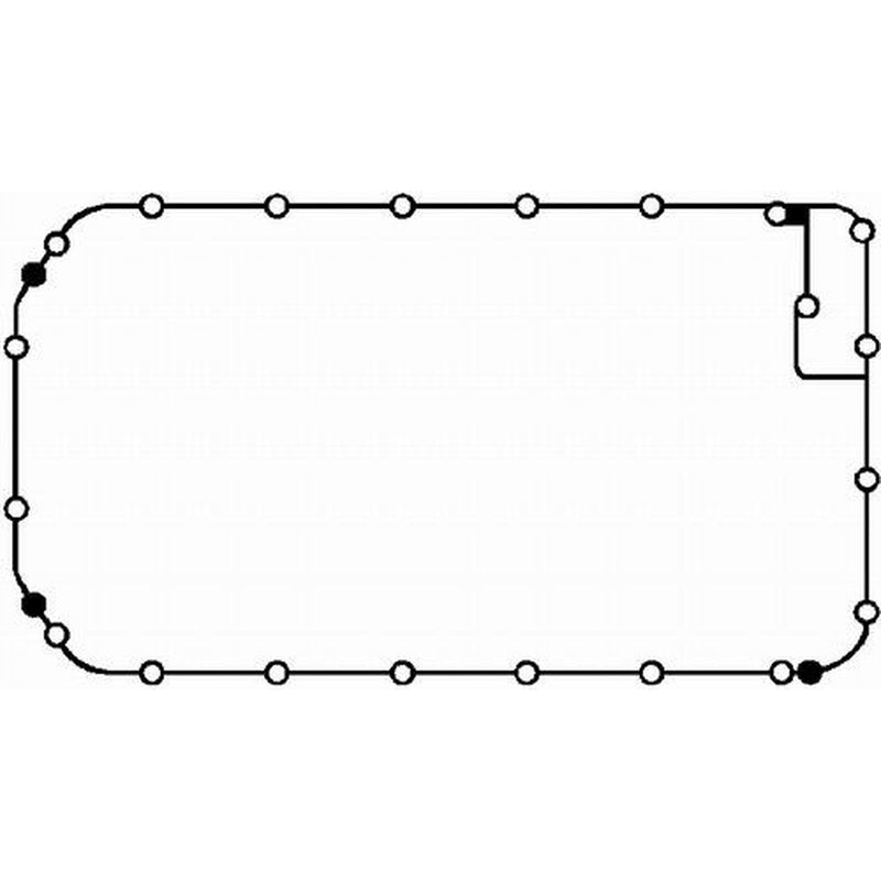 BGA Oil Sump Gasket Wide Thick fits BMW 3 1997-2006