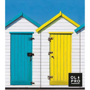 Olpro The Beach Hut 5 Pole Windbreak (Wooden poles) 140cm High Olpro - Dynamic Drive
