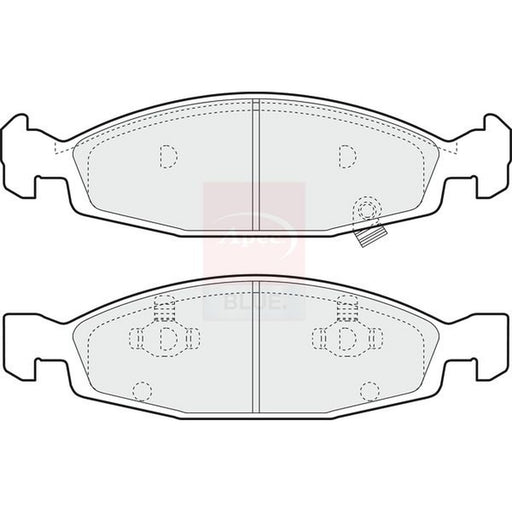 Apec Front Brake Pad Set fits Jeep Grand Cherokee 1999-2005 2.7 3.1 4.7