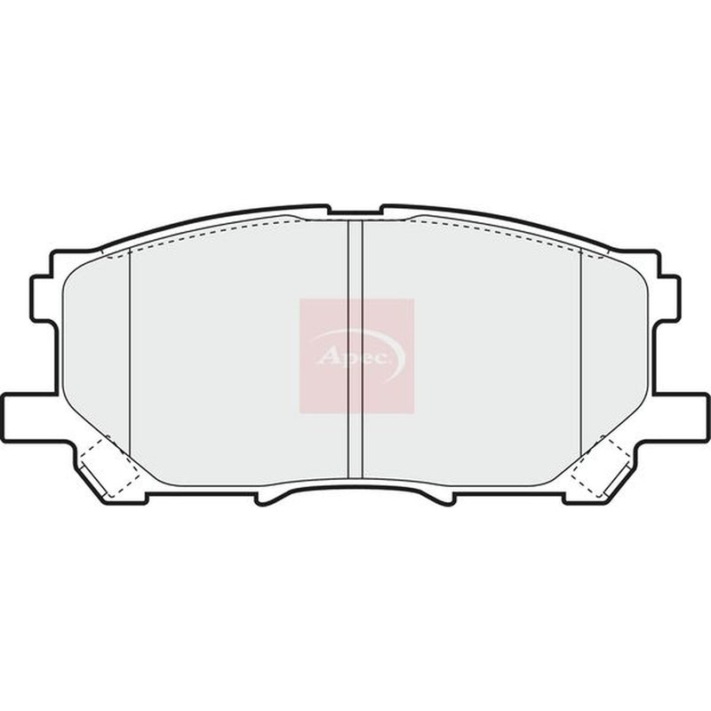 Apec Front Brake Pad Set fits Lexus Rx 2003-2015