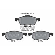 Textar Front Brake Pad Set 2240901