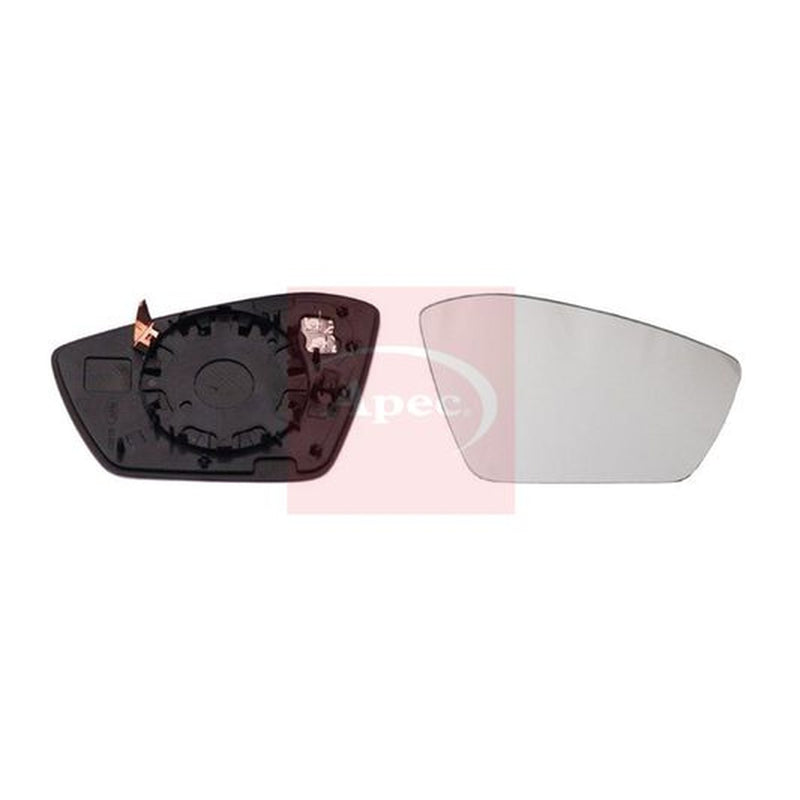 Apec Exterior Wing Mirror Glass Right fits Skoda Superb III 2015-2024