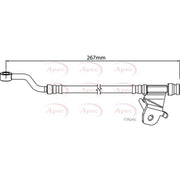 Apec Brake Hydraulic Hose Line Rear Left fits Hyundai I20 I 2008-2015