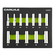 Carlyle Tools 12Pc 3/8 Drive 12 Point Deep Socket Set 8mm To 19mm - image 1