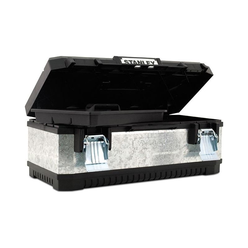 Stanley® Hand Tools Galvanised Metal Toolbox 50cm (20in) STANLEY® Hand Tools - Dynamic Drive