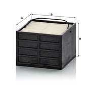MANN-FILTER Full Service Kit with Air, Oil, Fuel & Cabin Filters fits Man L2000