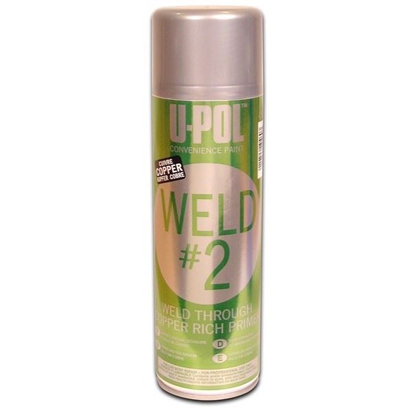 U-Pol Weld #2 Weld Through Primer - Copper Rich - 450ml U-Pol - Dynamic Drive
