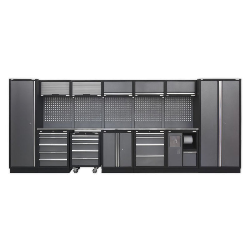 Superline Pro Superline PRO Storage System with Stainless Worktop 4.9m Superline Pro - Dynamic Drive