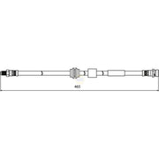 NAPA Brake Hydraulic Hose Line Front NBH1282