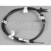 First Line Handbrake Cable Right Rear fits Citroën C4 Aircross 2012 on 1.6 1.8