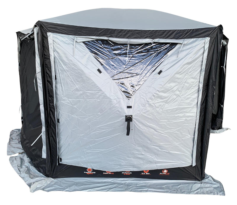 Quest Screen house 6 Pro pop up Gazebo (Grey) Quest Leisure - Dynamic Drive