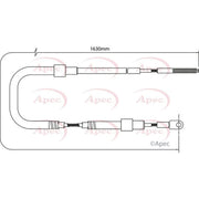 Apec Handbrake Cable Right Rear CAB1021