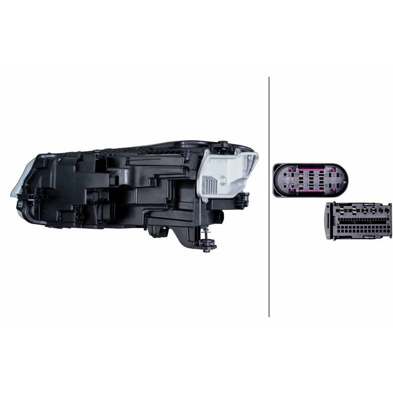 Hella Headlight Headlamp LED Right 1LX 354 867-081