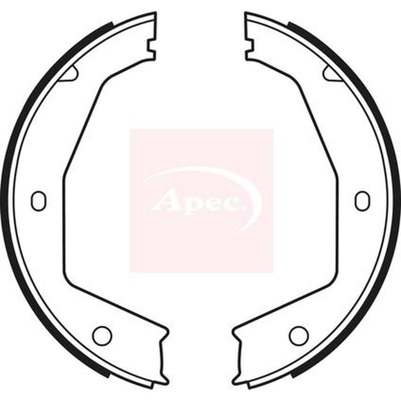 Apec Parking Brake Shoe Set fits Daimler Daimler Xj 1994-2003 4.0