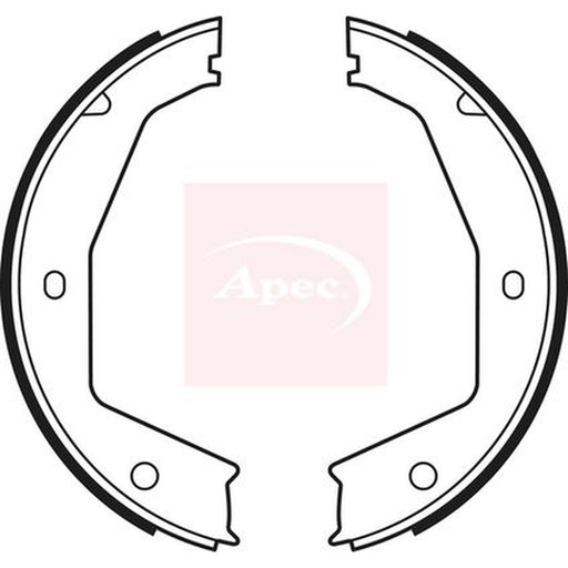 Apec Parking Brake Shoe Set fits Daimler Daimler Xj 1994-2003 4.0