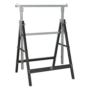 Sealey Fold Down Telescopic Trestle 200kg Capacity FDT3 Sealey - Dynamic Drive