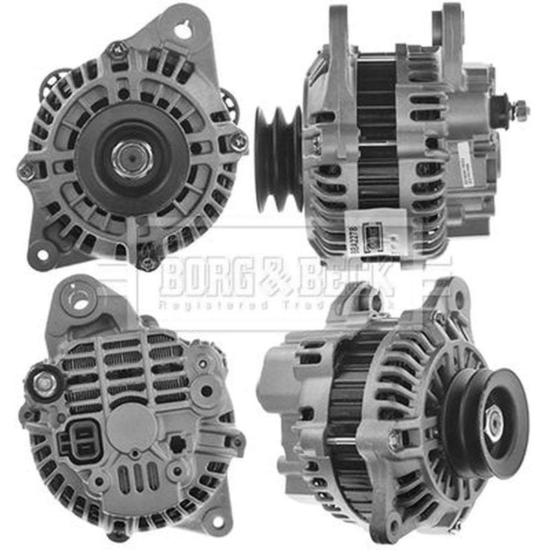 Borg & Beck Car Alternator 12V fits Mitsubishi Shogun Canvas Top 2000-2006 3.2